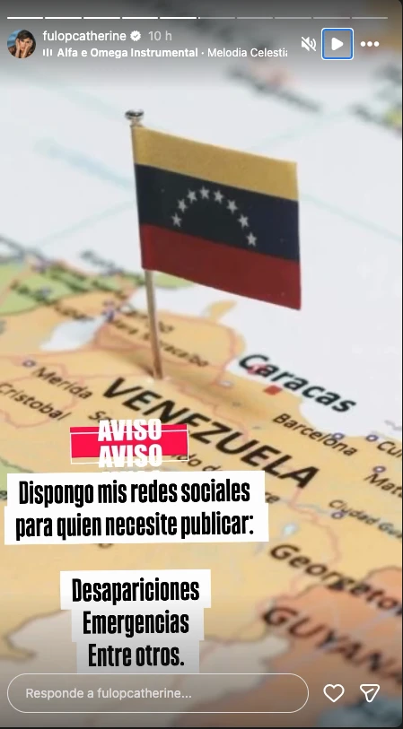 El gesto solidario de Cathy Fullop tras los terremotos en Venezuela.