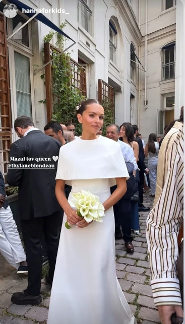 Thylane Blondeau se casó con Ben Attal.