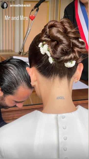 Thylane Blondeau se casó con Ben Attal.