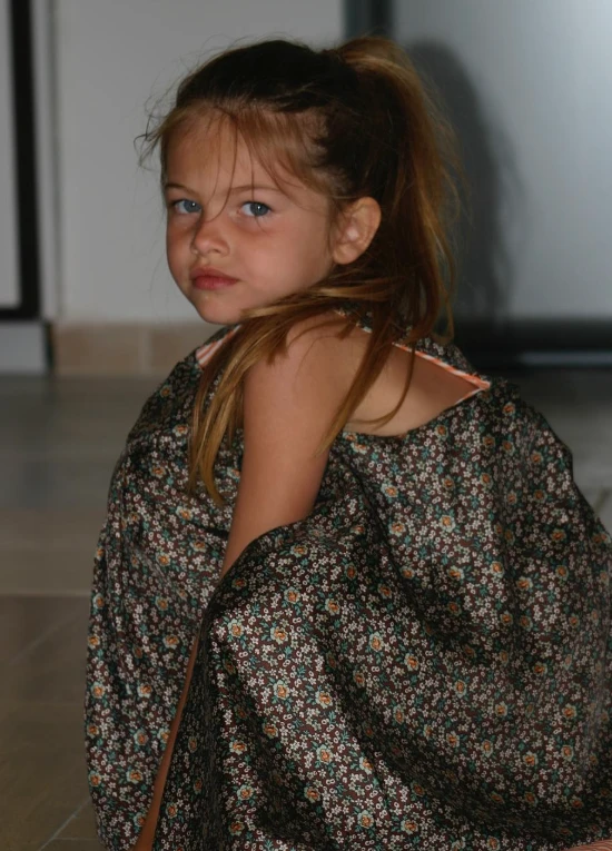 Thylane Blondeau fue nombrada por vogue la niña mas linda del mundo.
