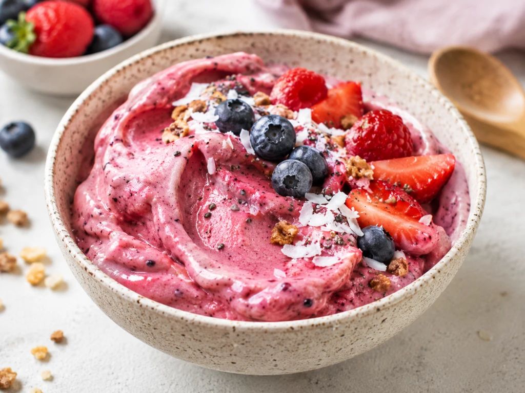 Helado de banana y frutos rojos: una receta fácil, cremosa y sin azúcar agregada

