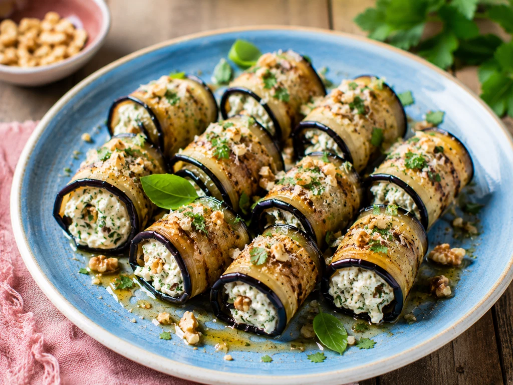 Rollitos de berenjena rellenos: una receta liviana, rica y muy fácil de preparar

