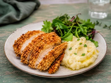 Pollo crocante con avena y parmesano: una receta más liviana y llena de sabor