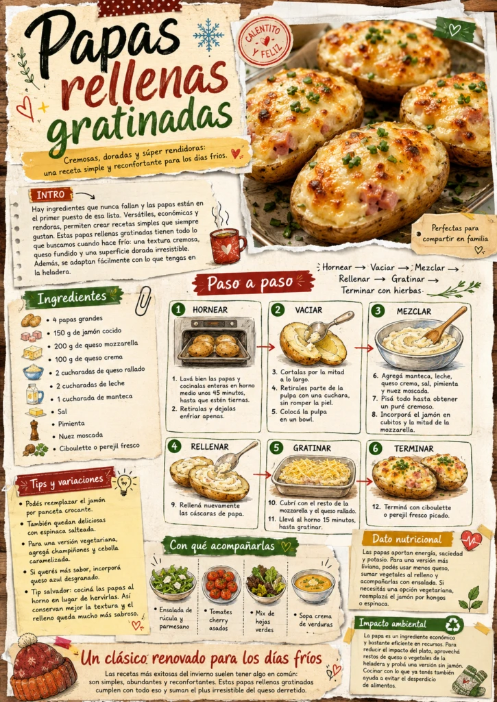 Papas gratinadas
