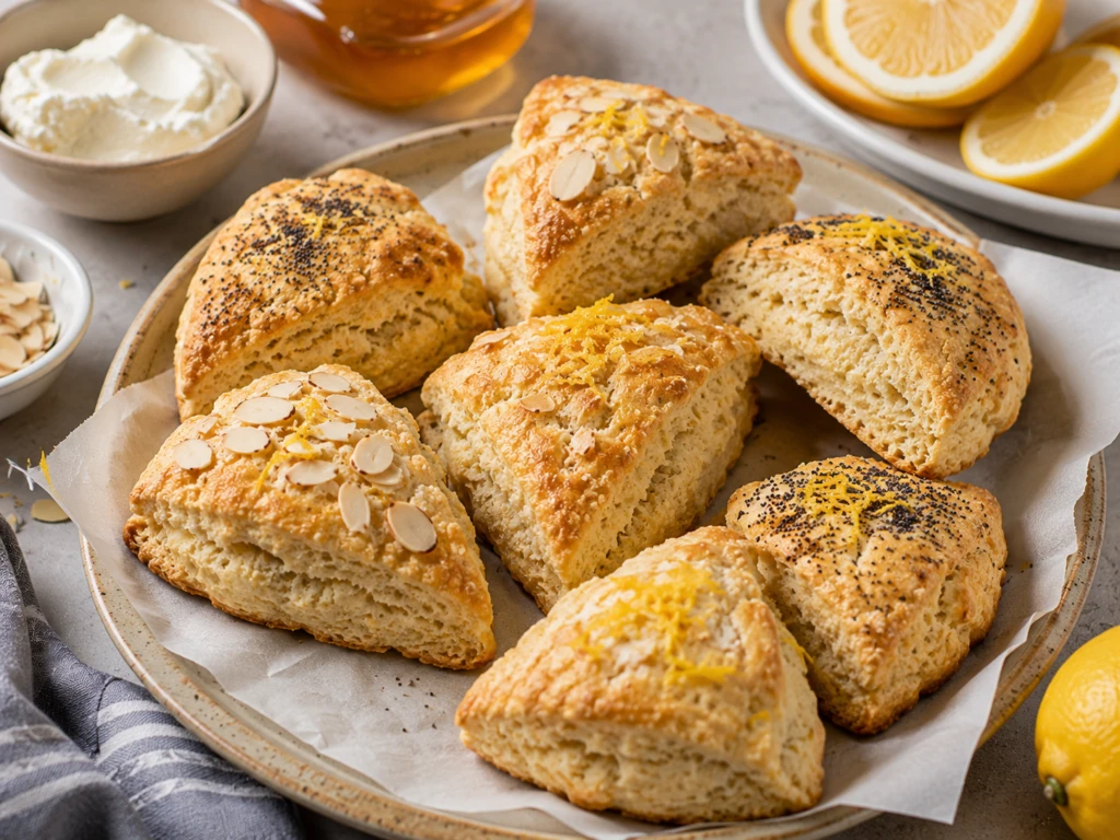 Scones de yogur y limón: una receta liviana y lista en 30 minutos

