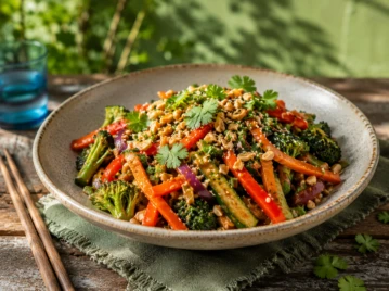 La receta de wok de verduras con maní que vas a querer repetir todas las semanas
