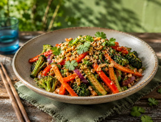 La receta de wok de verduras con maní que vas a querer repetir todas las semanas