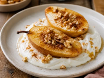 Cómo hacer peras asadas con yogur y nueces: una receta saludable y deliciosa