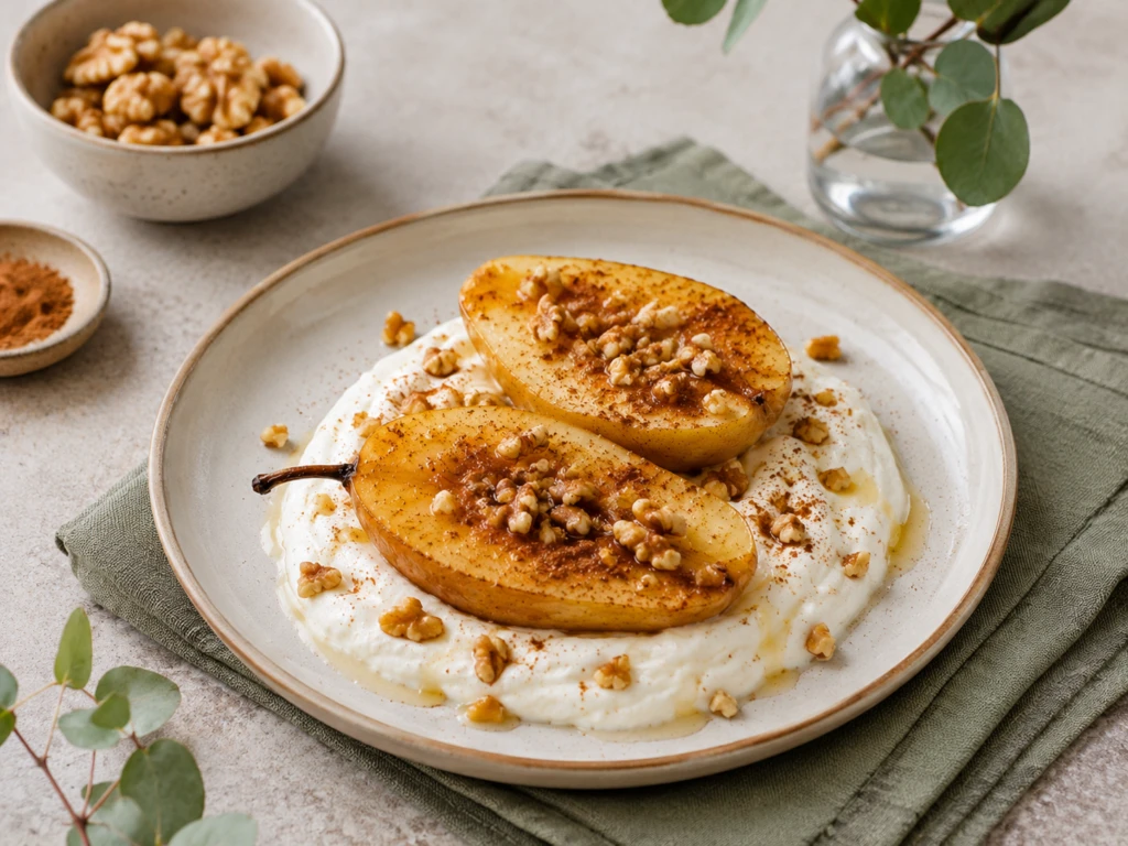 Cómo hacer peras asadas con yogur y nueces: una receta saludable y deliciosa