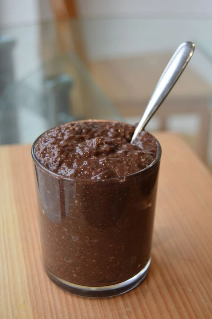 Chía pudding de chocolate y dulce de leche. Foto: Pinterest