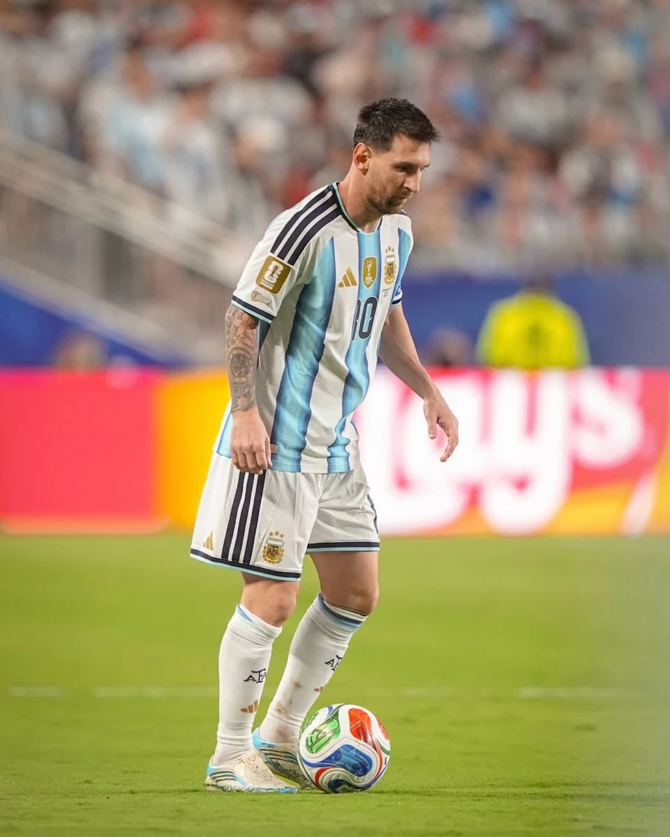 
Leo Messi, el mejor jugador del mundo.