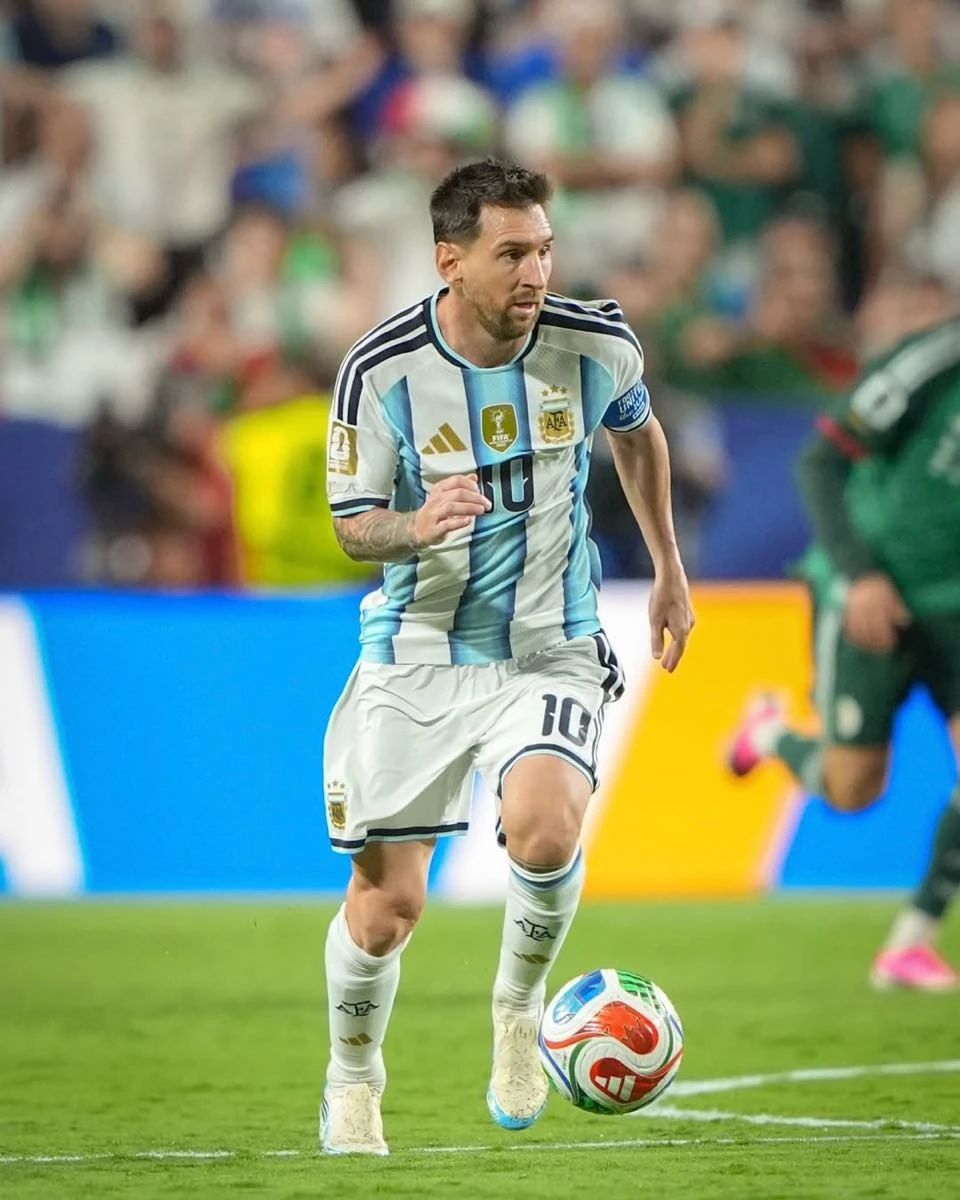 
Leo Messi, el mejor jugador del mundo.
