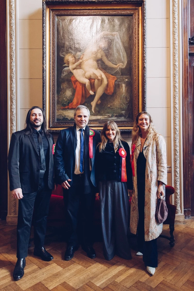 Juan José Merina, Luis O'Grady, Jessica Brzostowski e Inés Taquini.