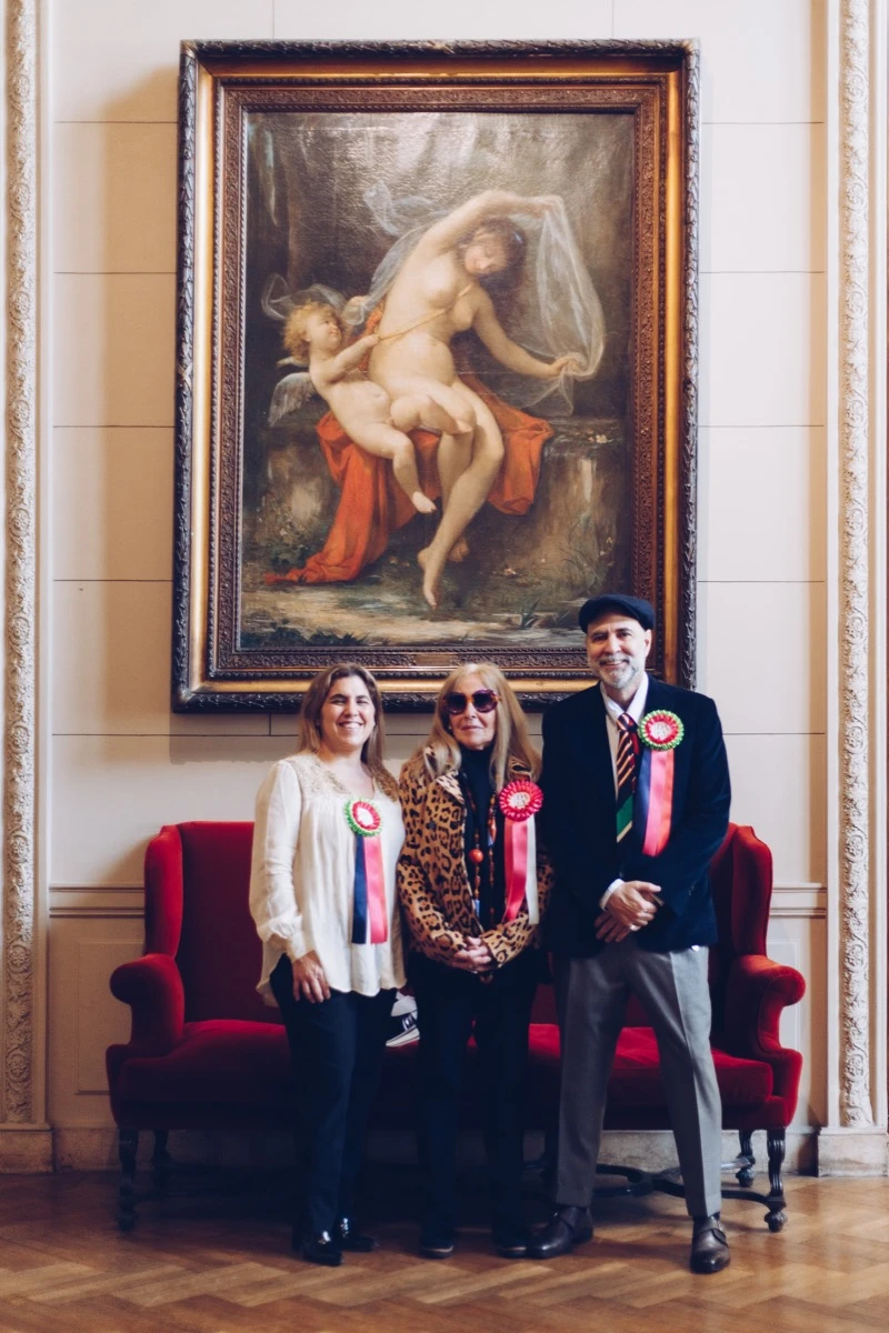 Guadalupe Diez, María Silvia Corcuera y Guillermo Tragant.