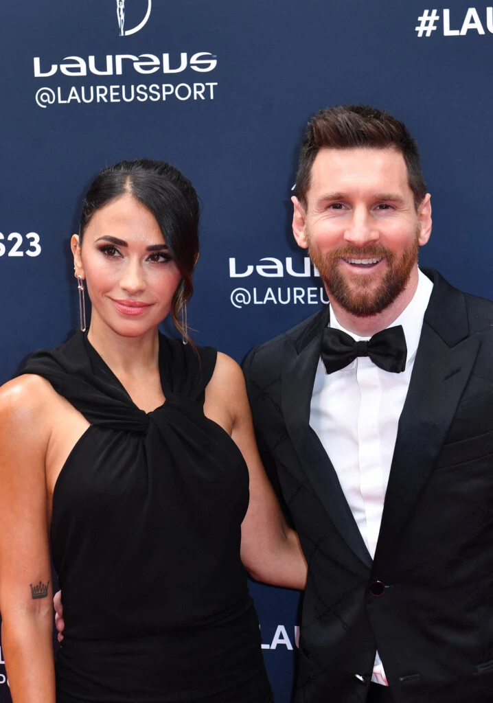 Antonela Roccuzzo y Leo Messi