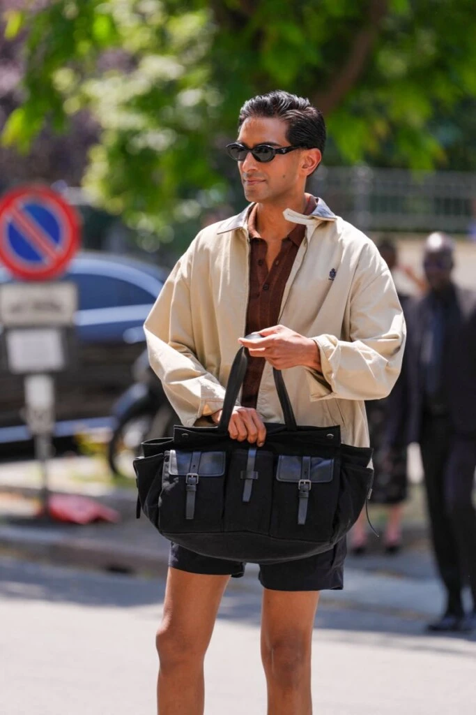 Street style desfile Menswear Prada en Milán