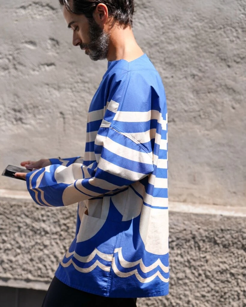 Street style desfile Menswear Prada en Milán
