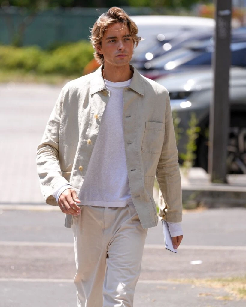 Street style desfile Menswear Prada en Milán