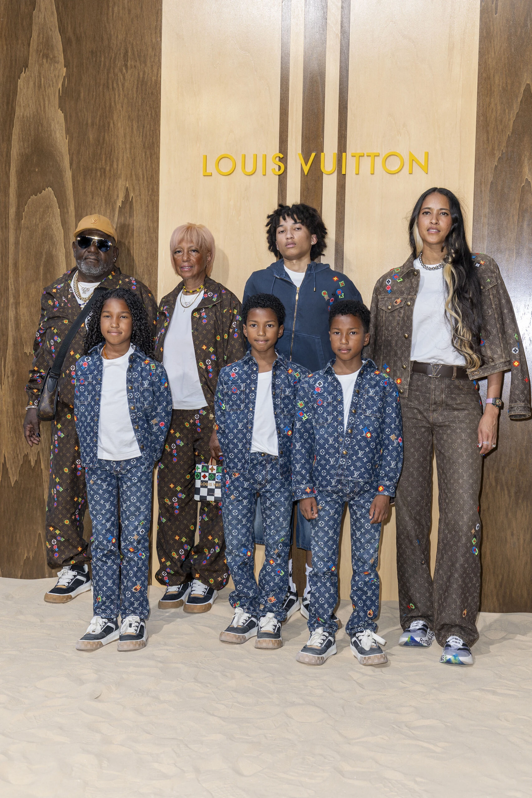 Little Simz en el desfile de Dior.