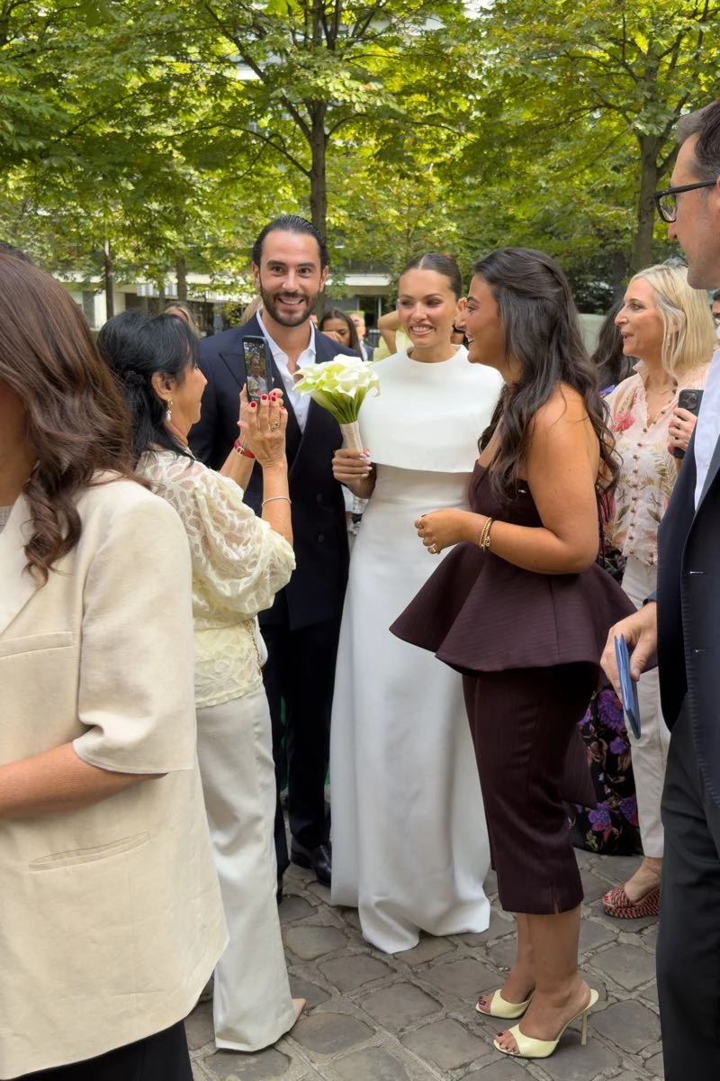 El casamiento por civil de Thylane Blondeau y Benjamin Attal.