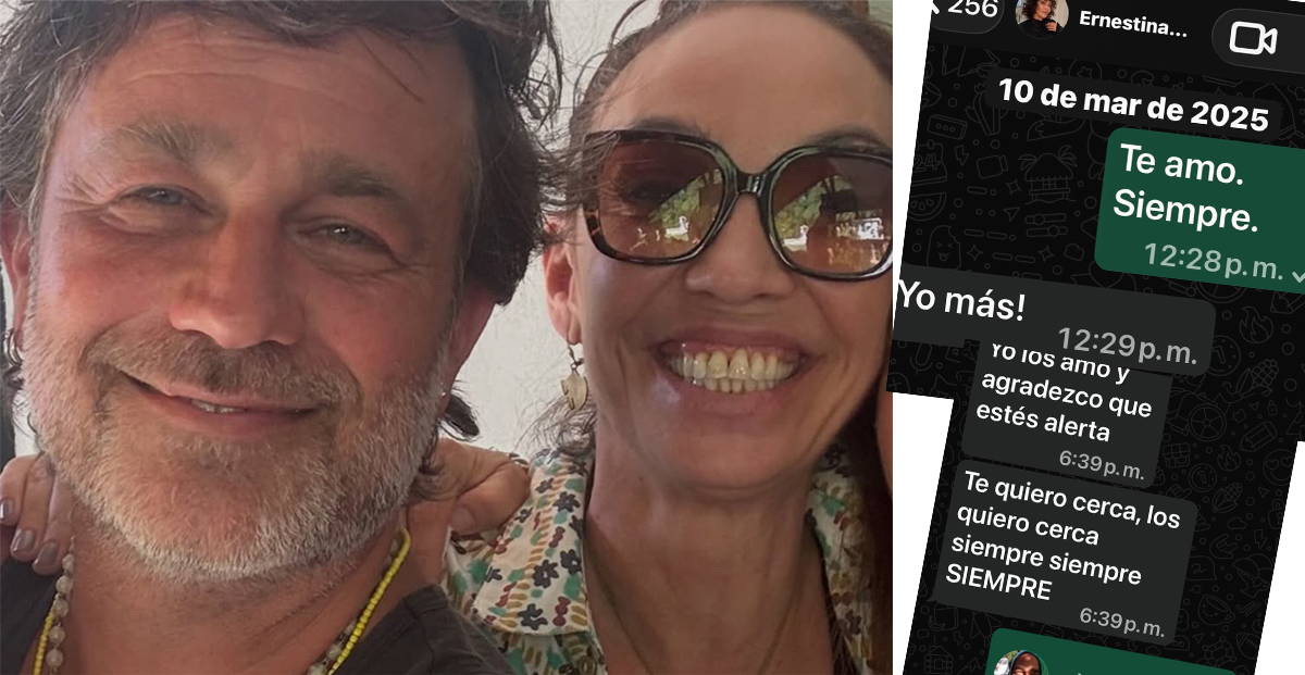 Postagem de Gastón Pauls após a morte de Ernestina Pais