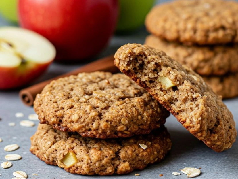 Galletas proteicas de avena y manzana sin azúcar: una receta fácil y lista en 30 minutos