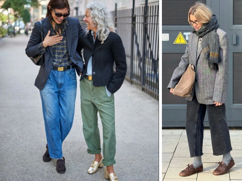 Guía de estilo: 7 looks con mocasines y medias para usar todos los días este otoño invierno