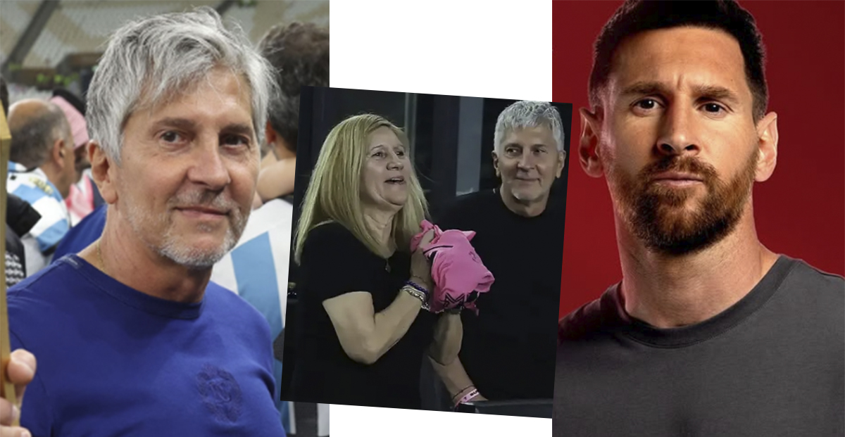 A última aparição pública de Jorge Messi com Lionel
