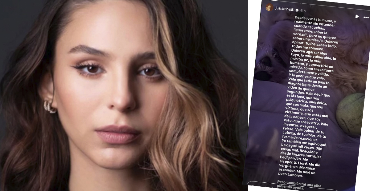 Juana Tinelli quebrou o silêncio após a denúncia contra Cuiña Juana Tinelli quebrou o silêncio após a denúncia contra Cuiña