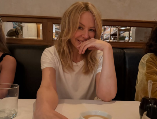 Kylie Minogue compartió imágenes de su paso por Buenos Aires tras cantar con Lali Espósito