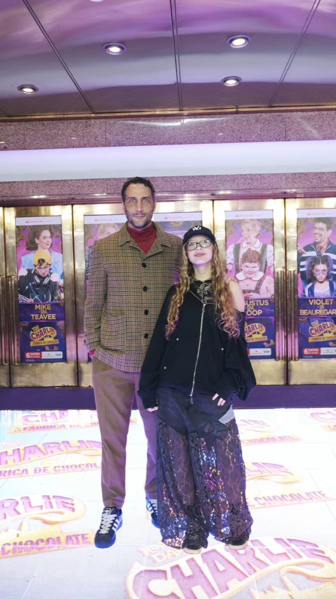 Luciano Cáceres y su hija Amelia.