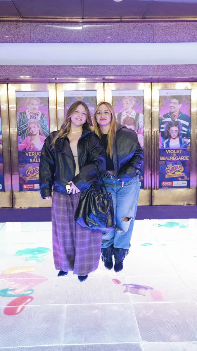 Karina "La Princesita" y su hija.