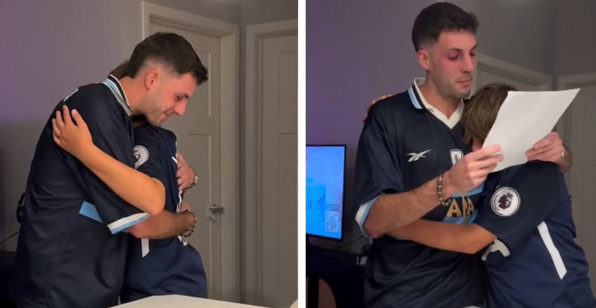 A surpresa emocionante do influenciador para o irmão mais novo: “Vamos juntos para o mundial”
