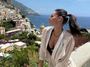 El look de Pampita en la Costa Amalfitana