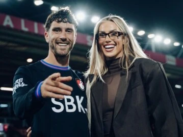 La historia de amor de Kelci Rose y Marcos Senesi, la pareja futbolista de la Scaloneta