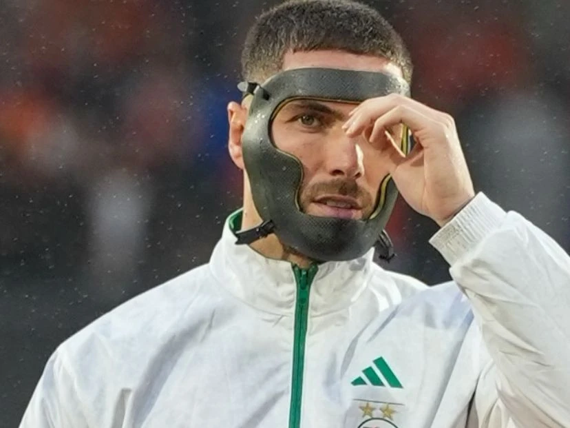 Por qué Luca Zidane, el arquero de Argelia, usará una máscara