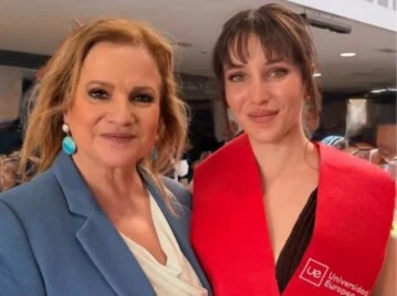 Lucía Galán celebró la graduación de su hija Rocío
