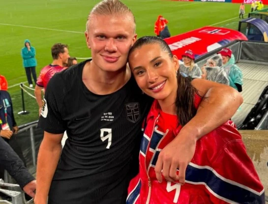 La historia de amor de Erling Haaland y su novia Isabel
