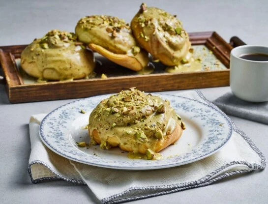 Rolls de pistacho