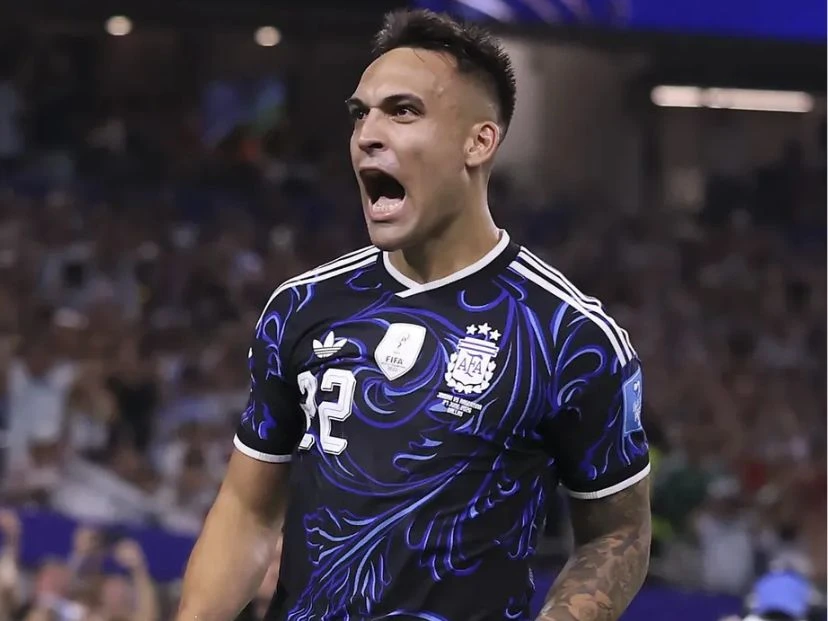 Qué significa el “barrido de energía”, el gesto de Lautaro Martínez en el partido contra Jordania