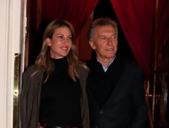 Dolores teuly y mauricio Macri