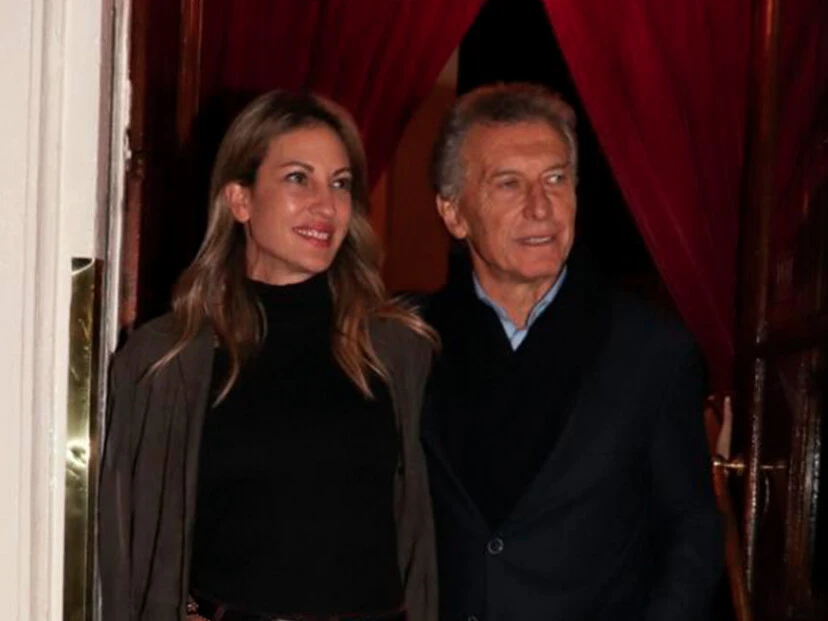 Dolores teuly y mauricio Macri