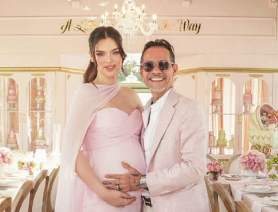 Nadia Ferreira y Marc Anthony celebraron el baby shower de su hija con una lujosa fiesta en Miami