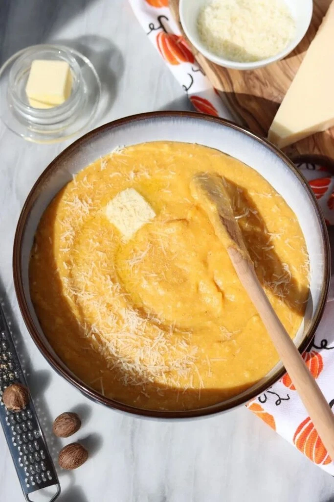 Polenta de calabaza. Foto: Pinterest