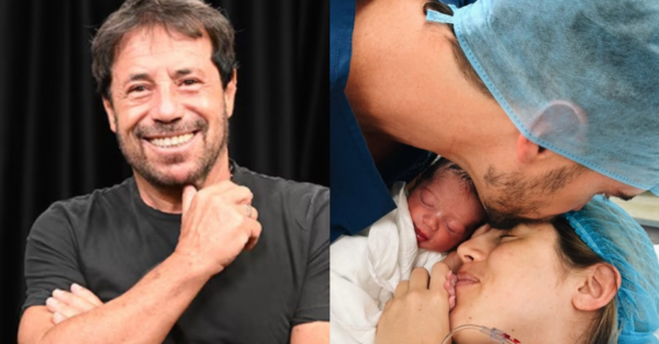 A emoção de Ricky Sarkany ao nascer sua terceira neta