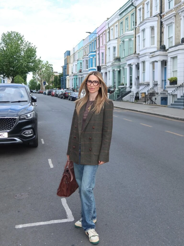 El look de María Vázquez. Foto: IG