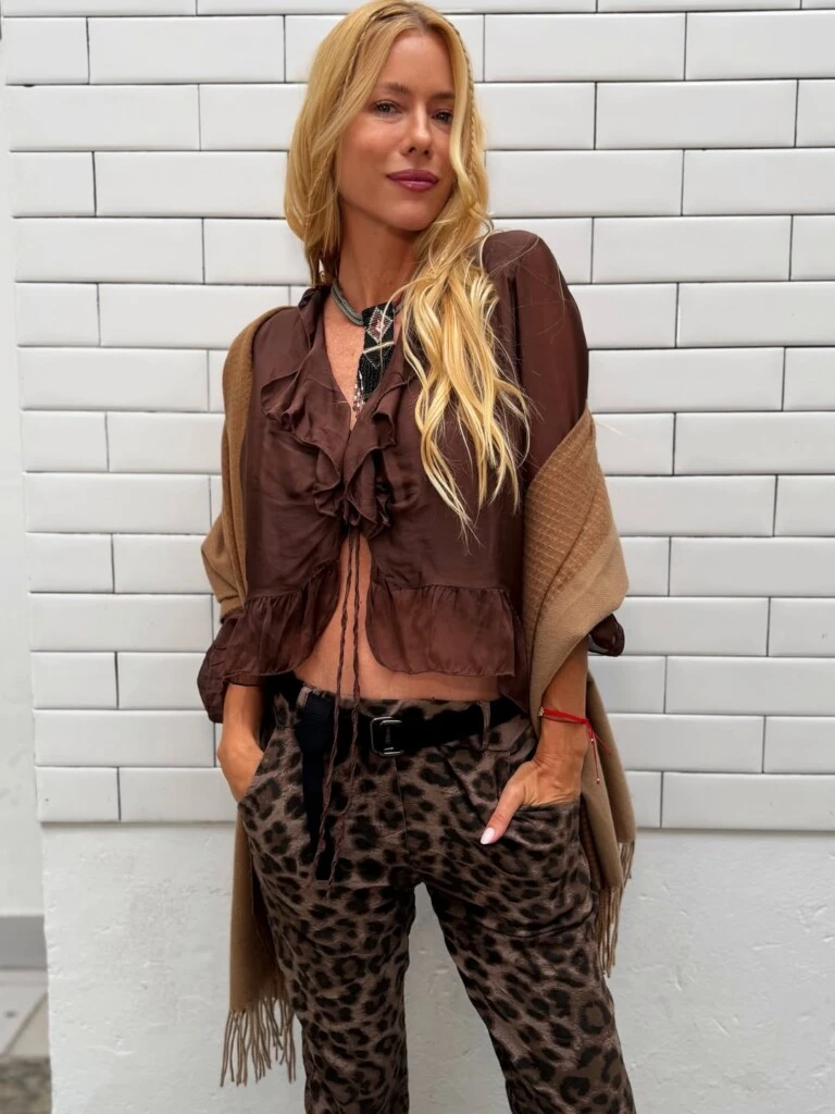 El look de Nicole Neumann. Foto: IG