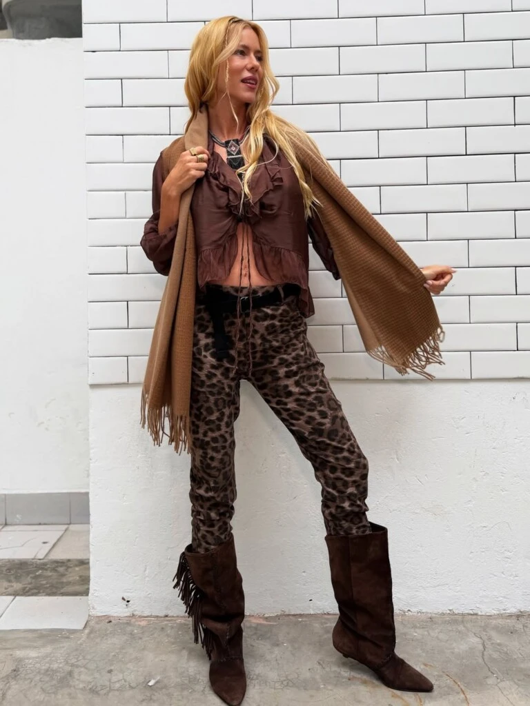 El look de Nicole Neumann. Foto: IG