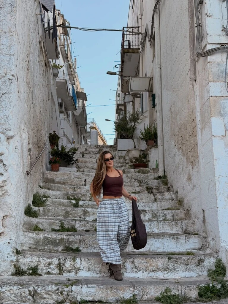 Cami mostró cómo fue su viaje por Italia.