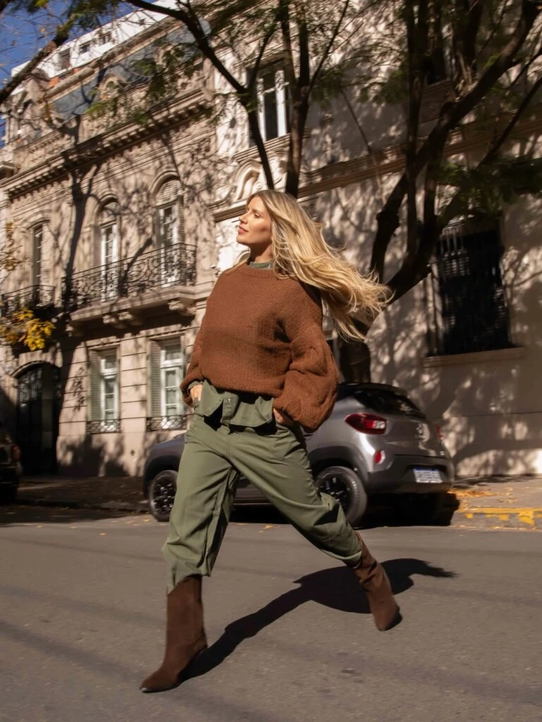 El look de Laurita Fernández. Foto: IG